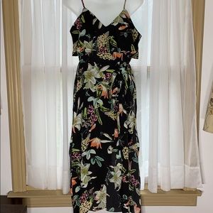 Banjul Mini Dress with longer panels over Skirt